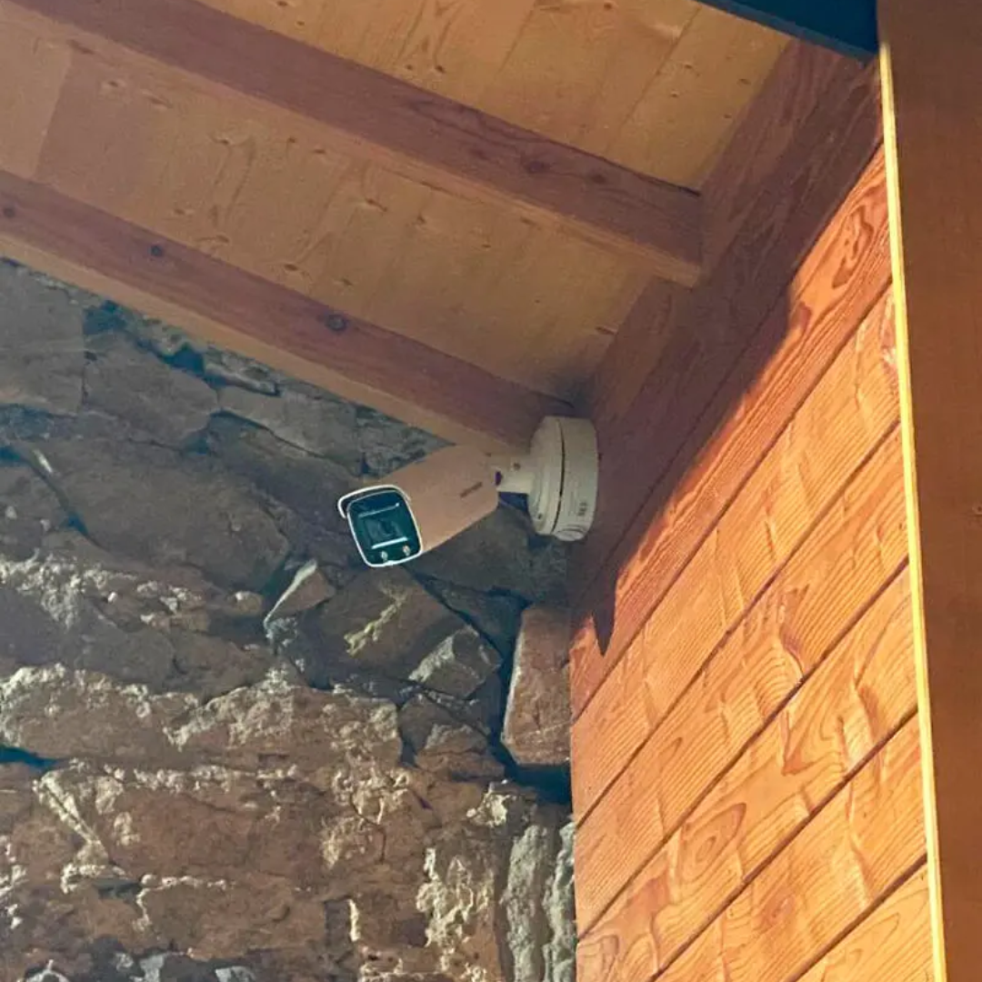 Installation caméra tube